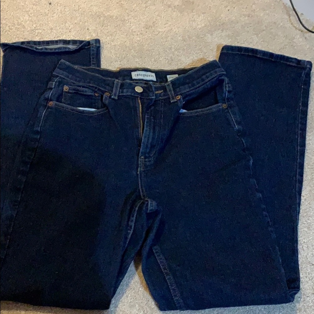 Dark denim